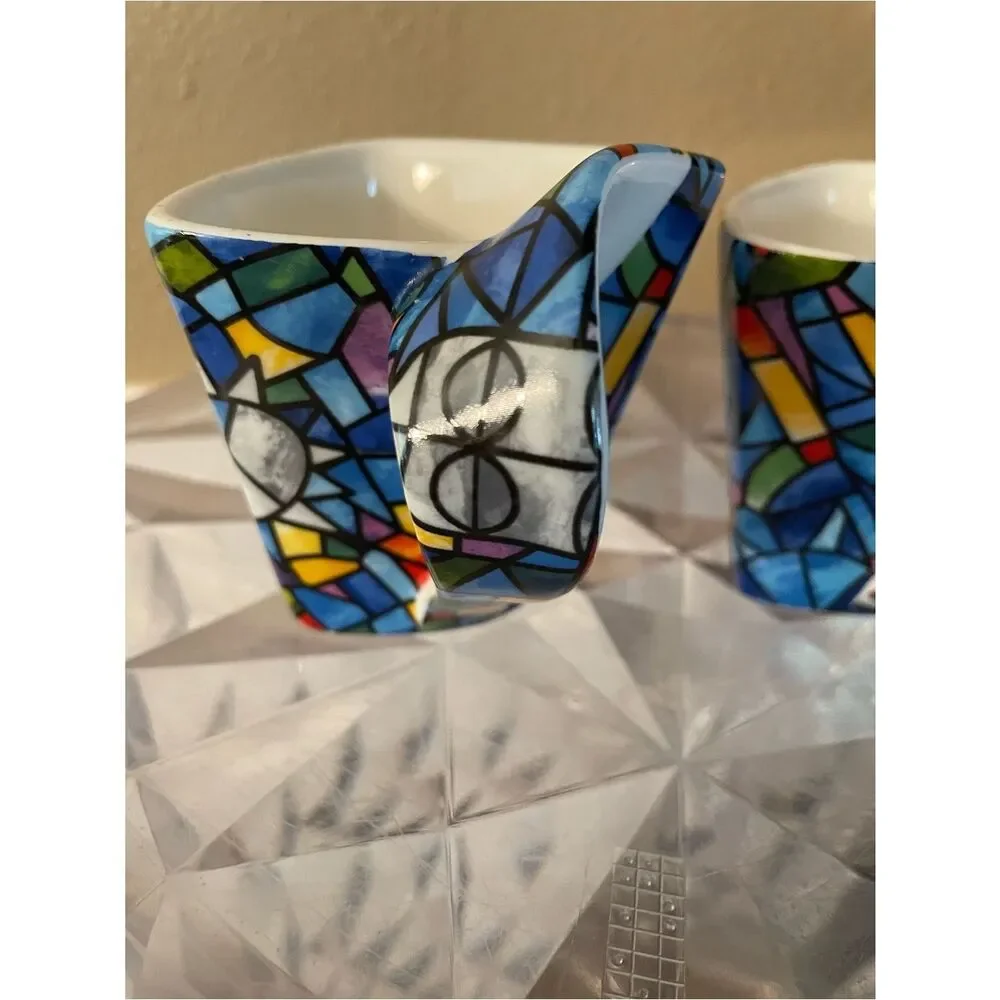 Barcelona Gaudi Mosaic Cappuccino Cups set of 2